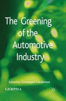 The Greening of the Automotive Industry