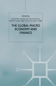 The Global Macro Economy and Finance