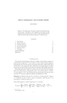 Group cohomology and Kummer theory