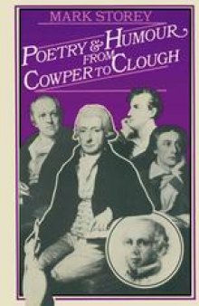 Poetry and Humour from Cowper to Clough