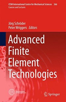 Advanced Finite Element Technologies