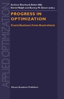 Progress in Optimization: Contributions from Australasia