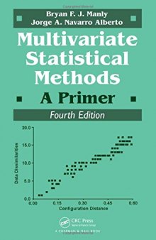 Multivariate Statistical Methods: A Primer, Fourth Edition