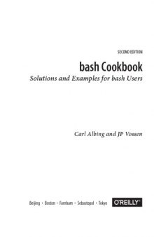 bash Cookbook