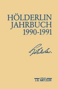 Hölderlin-Jahrbuch