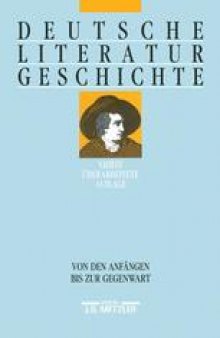 Deutsche Literaturgeschichte