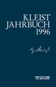 Kleist-Jahrbuch 1996