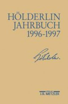 Hölderlin-Jahrbuch