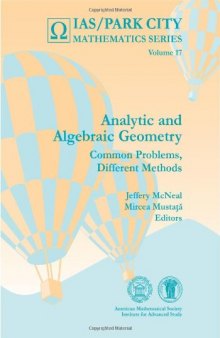 Analytic and Algebraic Geometry