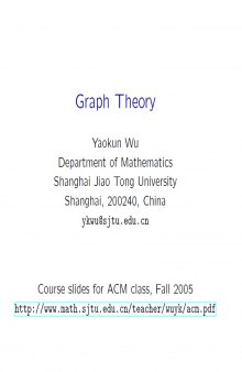 Graph Theory; Slides