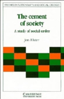 The Cement of Society: A Survey of Social Order