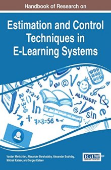 Handbook of Research on Estimation and Control Techniques in E-Learning Systems