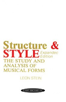 Structure & Style: The Study and Analysis of Musical Forms