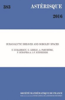 Subanalytic Sheaves and Sobolev Spaces