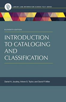 Introduction to Cataloging and Classification