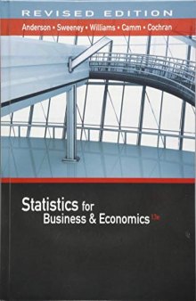 Statistics For Business & Economics, Revised