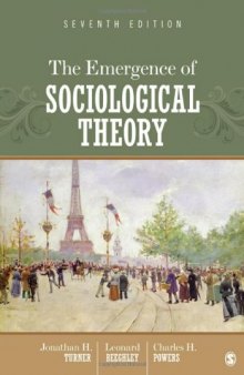 The Emergence of Sociological Theory