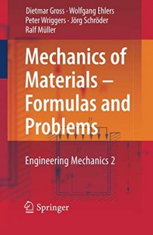 Mechanics of Materials - Formulas and Problems: Engineering Mechanics 2