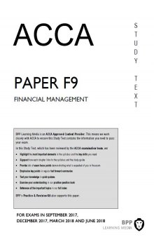 ACCA F9 Financial Management