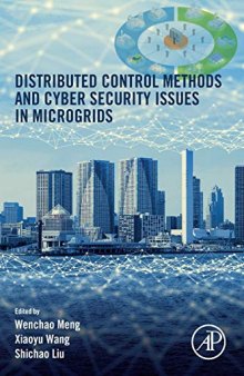 Distributed Control Methods and Cyber Security Issues in Microgrids