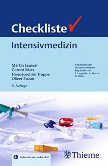 Checkliste Intensivmedizin