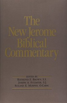 The New Jerome Biblical Commentary