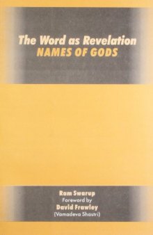 Word As Revelation, Names of God