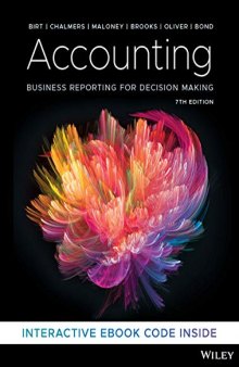 Accounting: Business Reporting for Decision Making