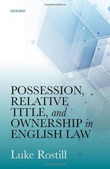 Possession, Relative Title, and Ownership in English Law