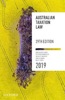 Australian Taxation Law 2019