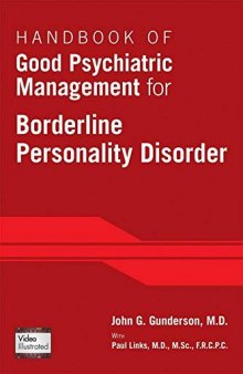 Handbook of Good Psychiatric Management for Borderline Personality Disorder