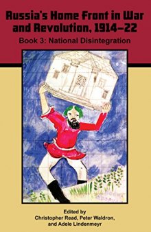 Russia's Home Front in War and Revolution, 1914-22: Book 3. National Disintegration