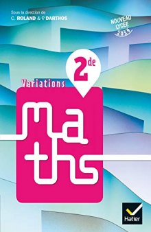 Variations: Maths 2de. Livre élève