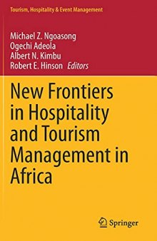 New Frontiers in Hospitality and Tourism Management in Africa