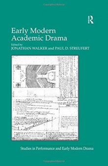 Early Modern Academic Drama