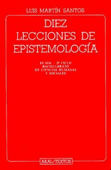 Diez lecciones de epistemología