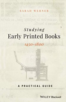 Studying Early Printed Books, 1450-1800