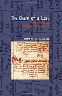 The Charm of a List: From the Sumerians to Computerised Data Processing