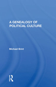 A Genealogy of Political Culture