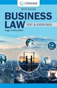 Business Law: Text & Exercises (MindTap Course List)