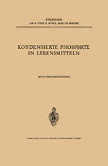 Kondensierte Phosphate in Lebensmitteln