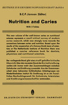 Nutrition and Caries