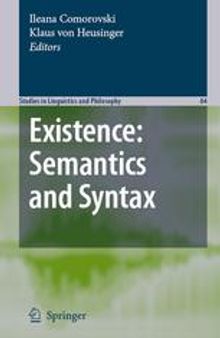 Existence: Semantics and Syntax