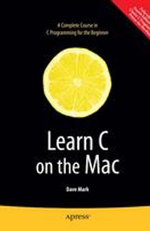 Learn C on the Mac