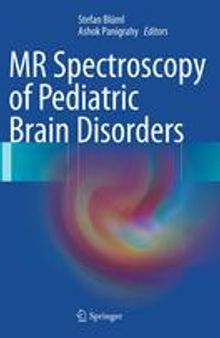 MR Spectroscopy of Pediatric Brain Disorders