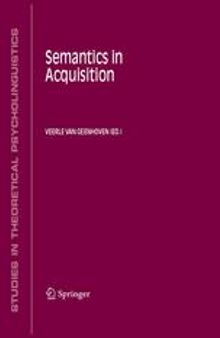 Semantics in Acquisition