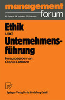 Ethik und Unternehmensführung