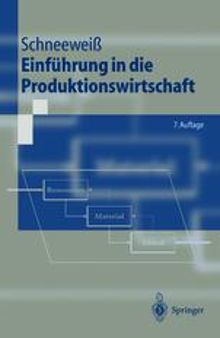 Einführung in die Produktionswirtschaft