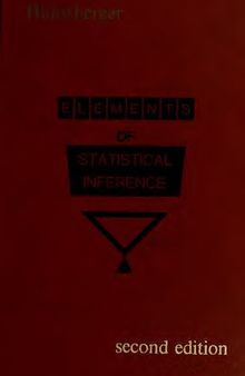 Elements of Statistical Inference