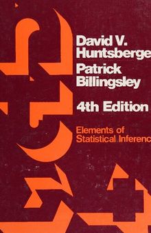 Elements of Statistical Inference